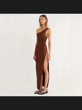 Rumer One-Shoulder Maxi Dress – Size Large – NWT